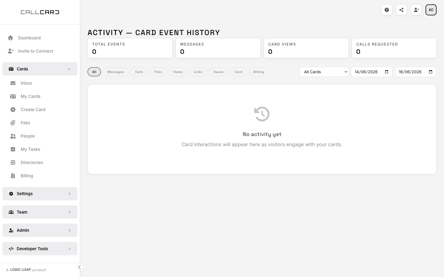 Activity feed